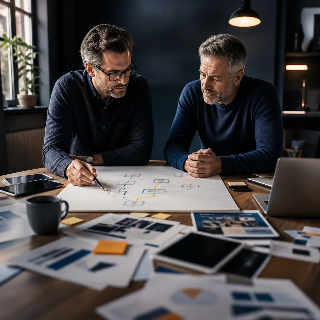Imprenditore e consulente scelgono la strategia prima delle tattiche di marketing